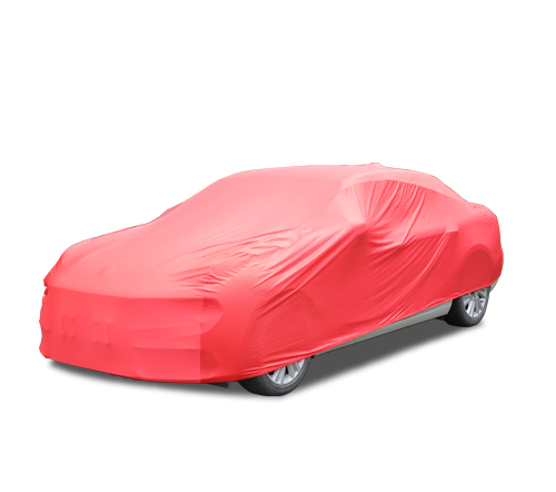 Waterproof Red Nylon Car Cover