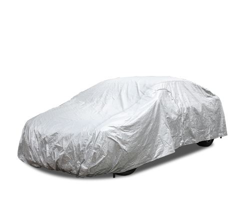 Silver Nylon Sunproof Car Cover